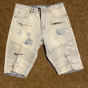 LightBlue Jean shorts size 34W Dry cleaned